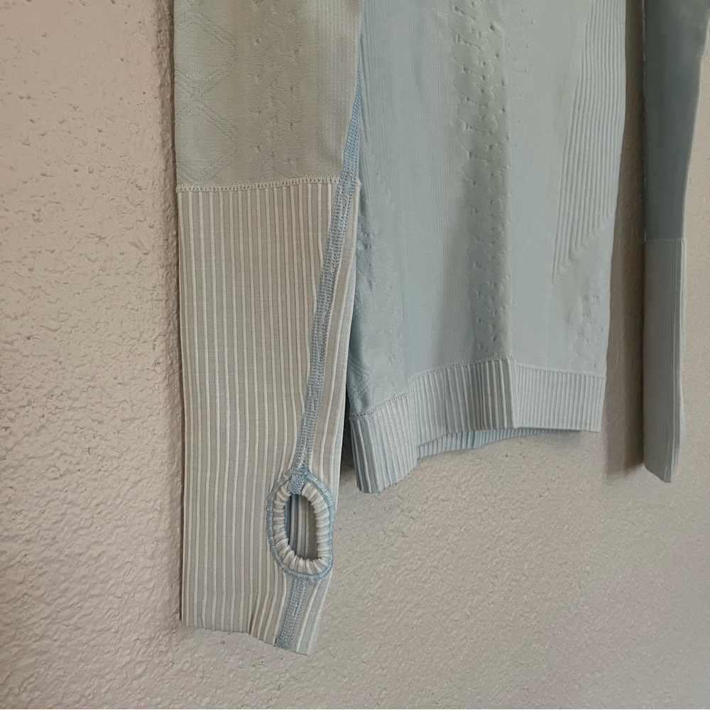 lululemon Rest Less Pullover, Cable Knit Caspian Blue - Picture 8 of 8